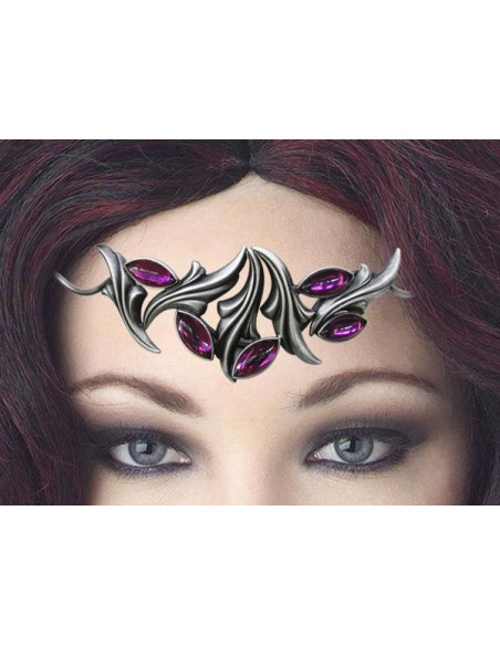 Tiara with crystal pearls