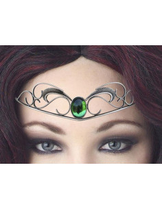 Tiara with crystal pearls