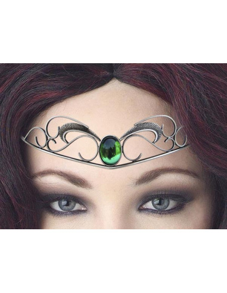 Tiara with crystal pearls Tiara with crystal pearls