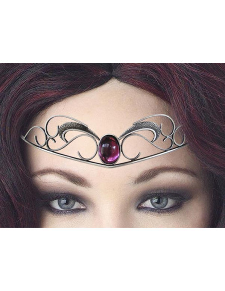 Tiara with crystal pearls Tiara with crystal pearls