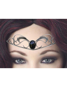 Tiara with crystal pearls