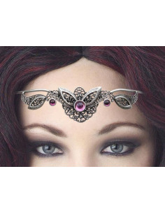 Tiara with crystal pearls