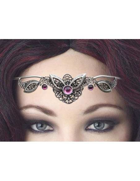 Tiara with crystal pearls Tiara with crystal pearls