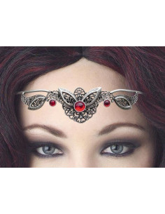 Tiara with crystal pearls