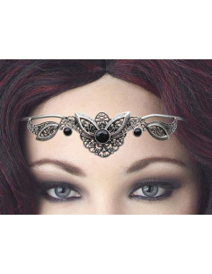 Tiara with crystal pearls