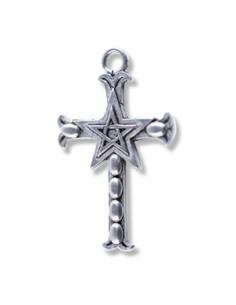Pentacle Cross Pendant