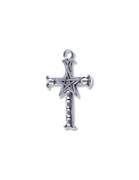 Pentacle Cross Pendant