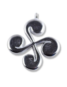Basque cross pendant