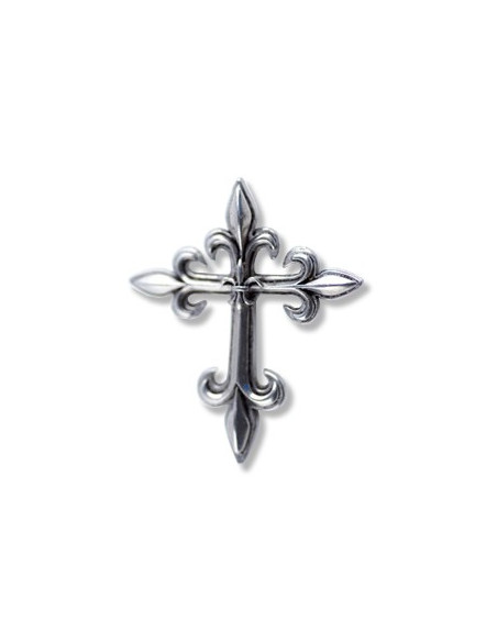 Fleur de Lys Cross Pendant
