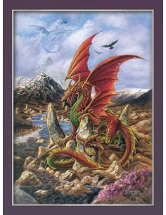 Fire dragon poster (30 x 40.5 cm)