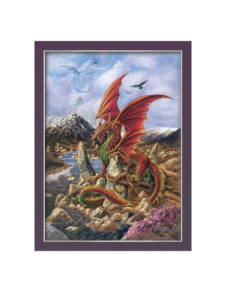 Fire dragon poster (30 x 40.5 cm)