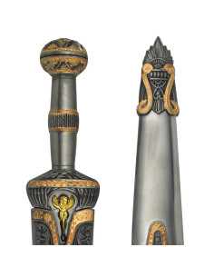 Aquiles dagger sheathed metal 2