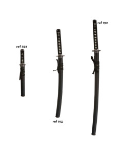 Katana black scabbard buckler crane 2