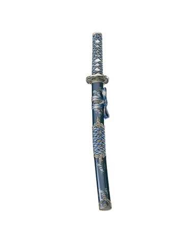 Wakizashi blue-silver