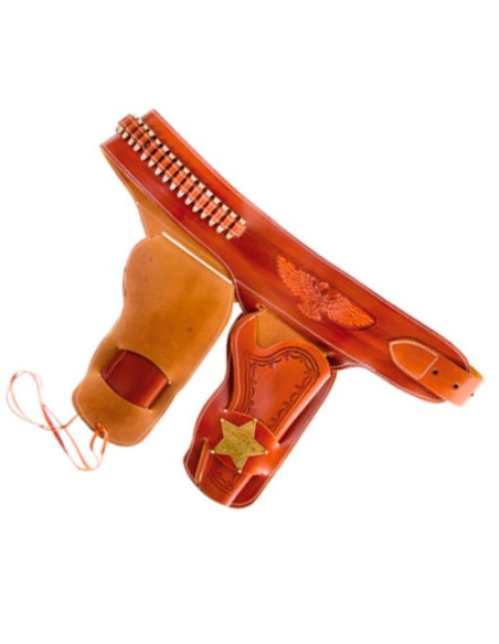 Sheriff cartridge belt for 2 revolvers Sheriff cartridge belt for 2 revolvers