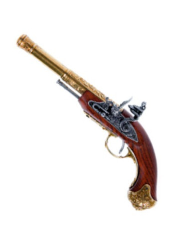 Indian flintlock pistol, S.XVIII