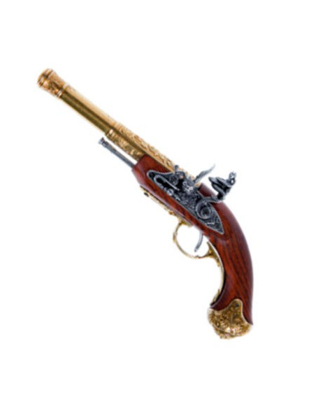 Indian flintlock pistol, S.XVIII