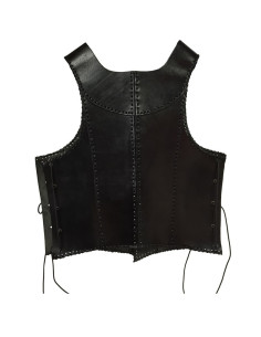 Medieval black leather armor 2