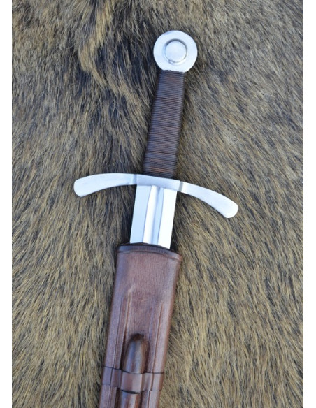 Crusader sword with scabbard, functional Crusader sword with scabbard, functional