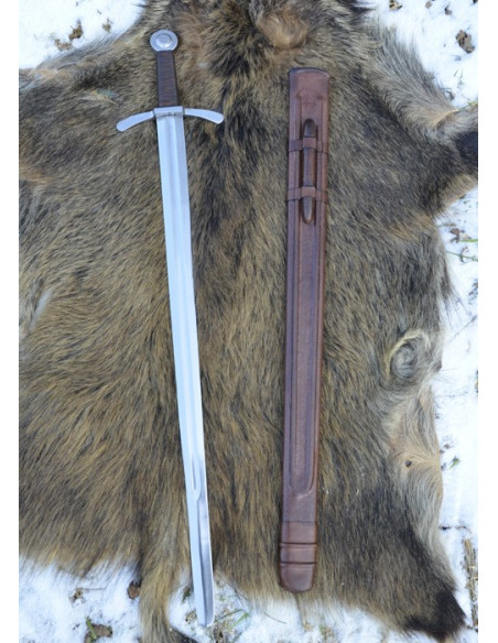 Crusader sword with scabbard, functional Crusader sword with scabbard, functional