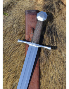 Sword Crusader octagonal pommel, with scabbard 2