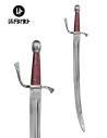 Functional falchion with scabbard