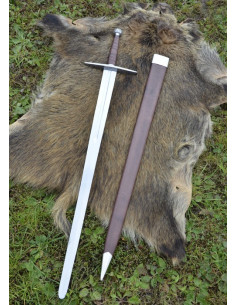 Long Medieval sword with scabbard, functional