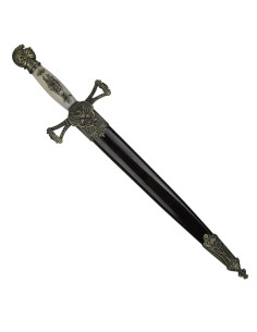 medieval dagger with scabbard (35 cms.)