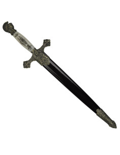 medieval dagger with scabbard (35 cms.)