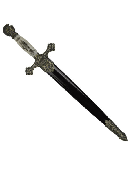 medieval dagger with scabbard (35 cms.) medieval dagger with scabbard (35 cms.)