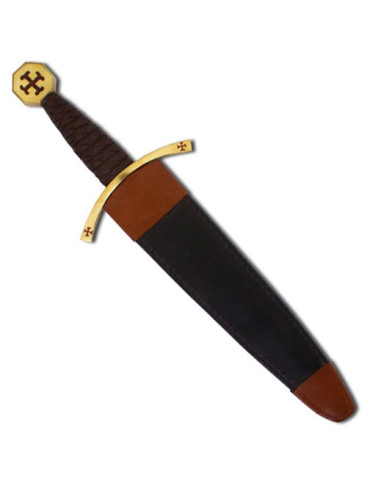 Templar dagger with scabbard