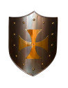 Brass Templar Cross Shield