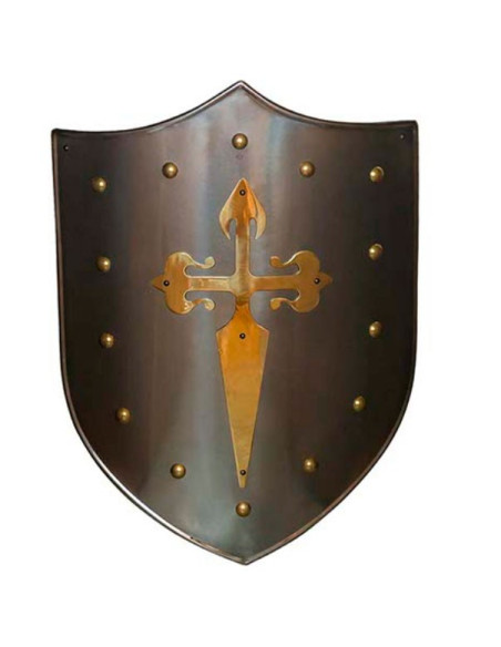 Brass Santiago Cross Shield
