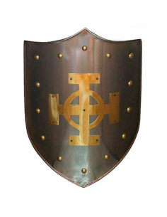Brass Celtic Cross Shield
