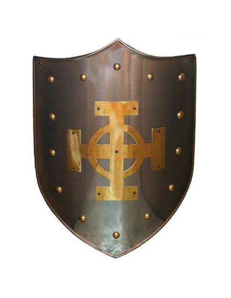 Brass Celtic Cross Shield