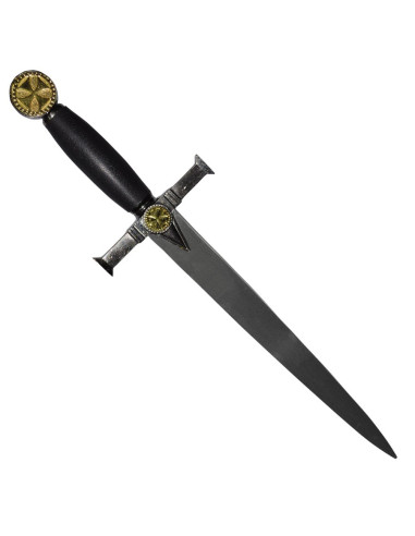 Templar dagger with scabbard