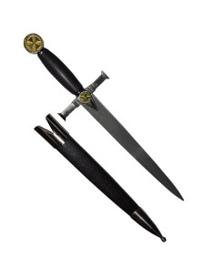 Templar dagger with scabbard