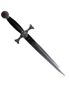 Medieval dagger with scabbard
