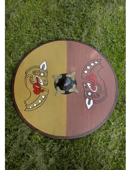 wooden viking shield