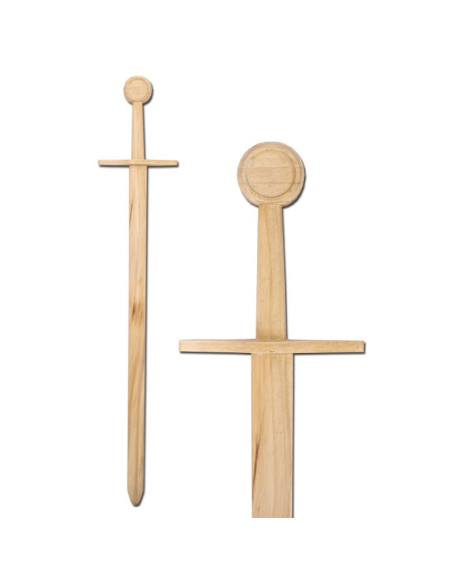 wooden medieval sword