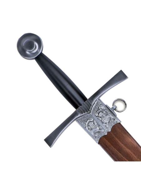 Medieval sword one hand with scabbard