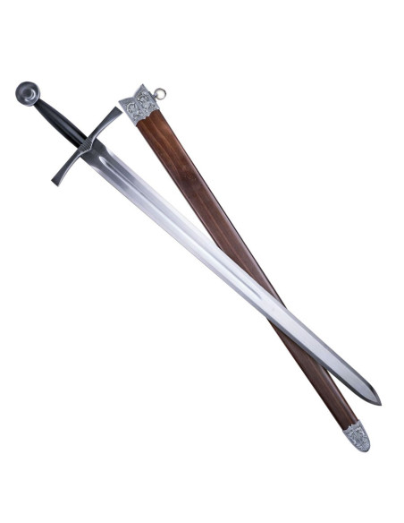 Medieval sword one hand with scabbard