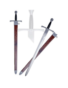 Medieval sword one hand with scabbard