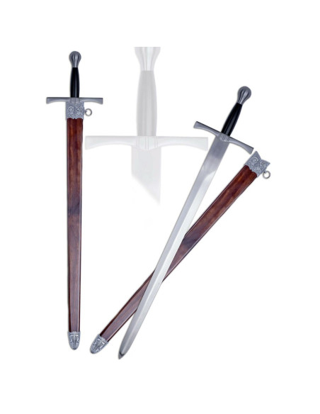 Medieval sword one hand with scabbard