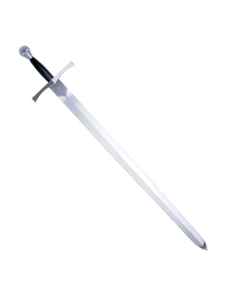 Functional medieval sword with scabbard