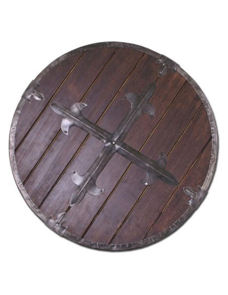 Wooden Viking shield, 61 cms.