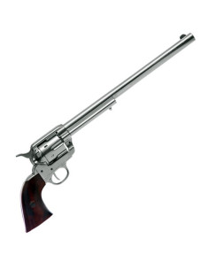 Nickel-plated Peacemaker revolver, USA 1873