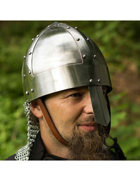 Viking helmet with chain mail Viking helmet with chain mail