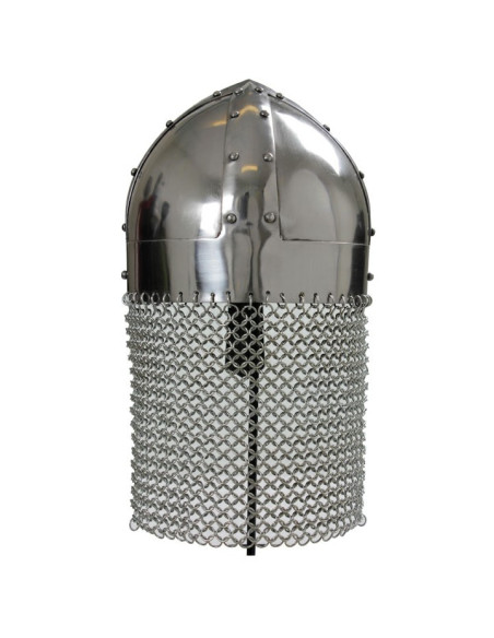 Viking helmet with chain mail Viking helmet with chain mail