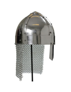 Viking helmet with chain mail
